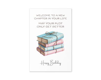 Birthday Greeting card For Book Lovers