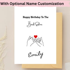 Birthday Card For Sister
