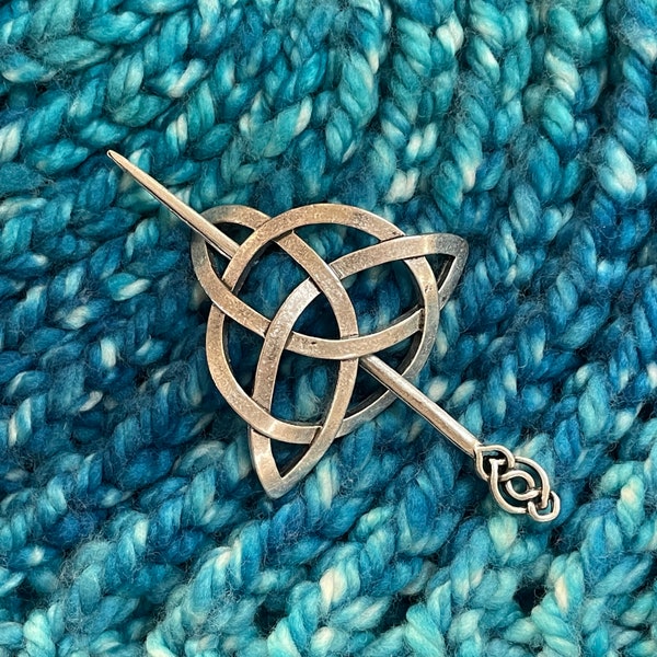 Triquetra Shawl Pin