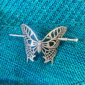 Butterfly Shawl Pin
