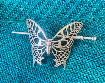 Butterfly Shawl Pin