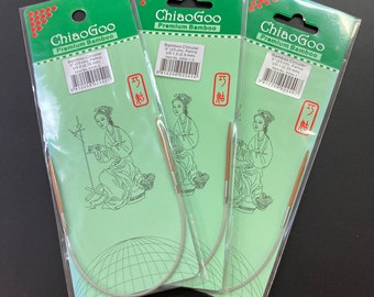 ChiaoGoo Circular Bamboo 9" Knitting Needles