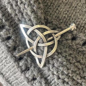Triquetra Shawl Pin