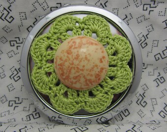 Doily Compact Mirror Makeup Mirror Pocket Mirror Bridesmaid Maid of Honor Gift Bridal Shower Favors Comes With Protective Pouch