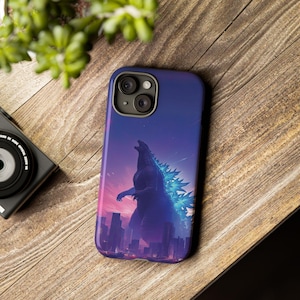 Godzilla Phone Case for iPhone 16 15 14 13 12 11 Pro Max and Samsung S24 S23 S22 S21 Ultra Plus - Monster Design Protective Cover