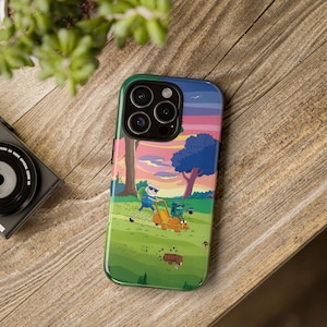 Adventure Time Case For iPhone 16, 15, 14, 13, 12, 11 Pro Max Case & Samsung S24, S23, S22, S21 Plus Cover - Halloween Day Gifts