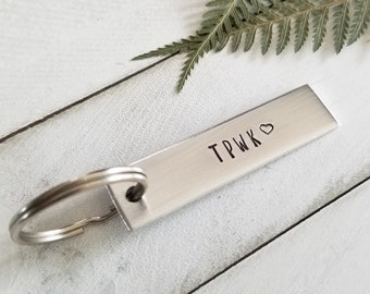 TPWK Keychain • Harry Styles • Treat People With Kindness • Inspiration • Hand Stamped • BFF • Girlfriend • Daughter • Boyfriend