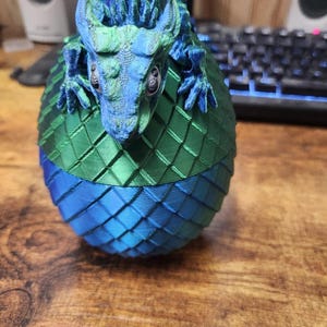 Juguete de dragón con gemas articuladas y forma de huevo de dragón sorpresa, juguete de dragón flexible impreso en 3D para aliviar el TDAH, el autismo y la ansiedad para niños y adultos