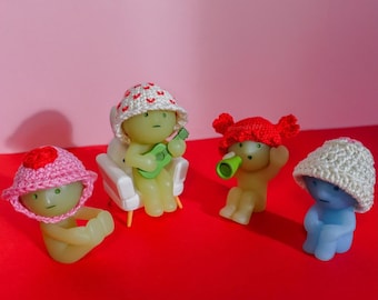 ᵐⁱⁿⁱ sweetheart hats • crocheted by macflor