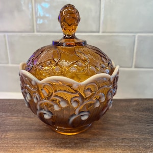 Fenton Candy Dish - Etsy