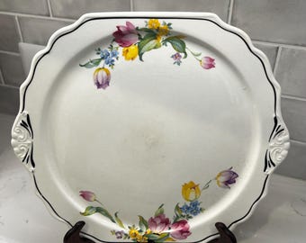 Vintage Spode Marlborough Sprays serving plate, vintage serving platter