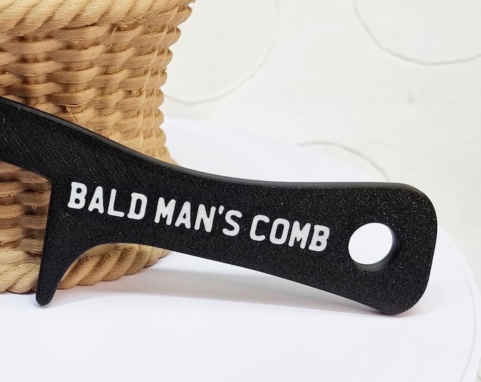 Featured listing image: Bald Man's Comb - Hilarious Gag Gift for the Follicly Challenged!