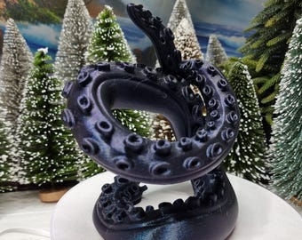 3D Printed Pink  or blueOctopus Tentacle Game Controller Holder - Unique Gamer Desk Accessory