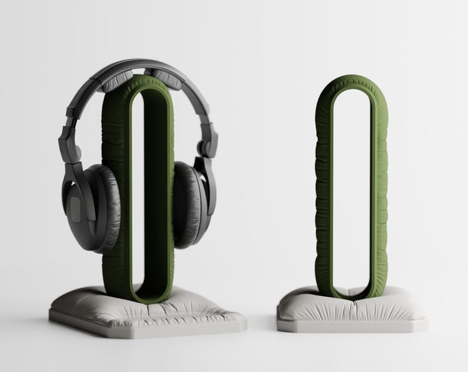 Featured listing image: Pillow Dock Headphone Stand | Modern Decor | Sleek Minimalist | Office