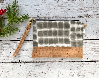 Cork Wristlet Clutch – Handmade Women's Evening Bag
