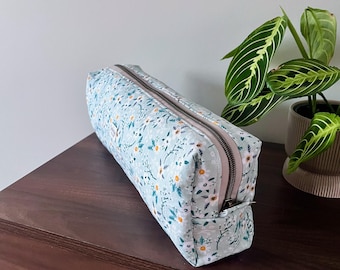 Floral Quilted Hair Tool Pouch || Styling Tool Travel Bag