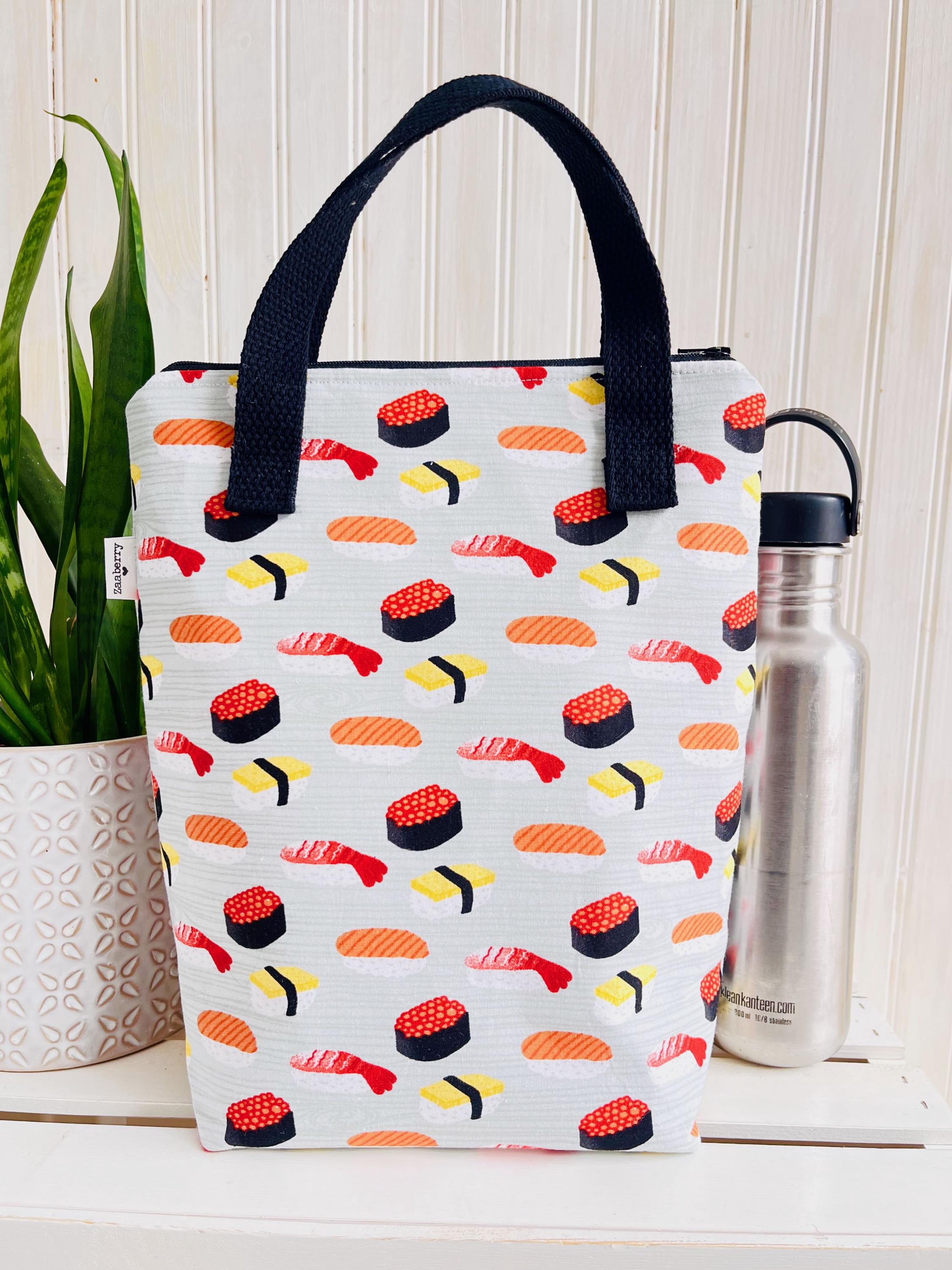 Sushi Print Lunch Bag Insulated - Etsy