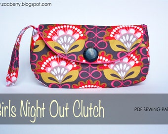 Girls Night Out Clutch - PDF Sewing Pattern