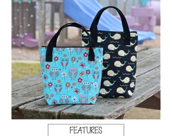 Perfect LIttle Lunch Bag - PDF SEWING PATTERN