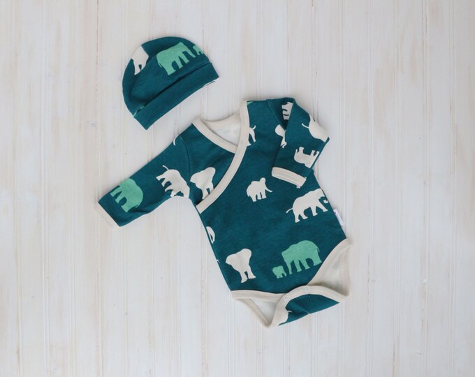 Organic Baby Kimono Onesie Baby Outfit Going Home Outfit Etsy