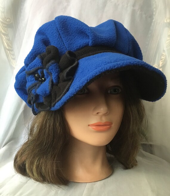 royal blue newsboy cap