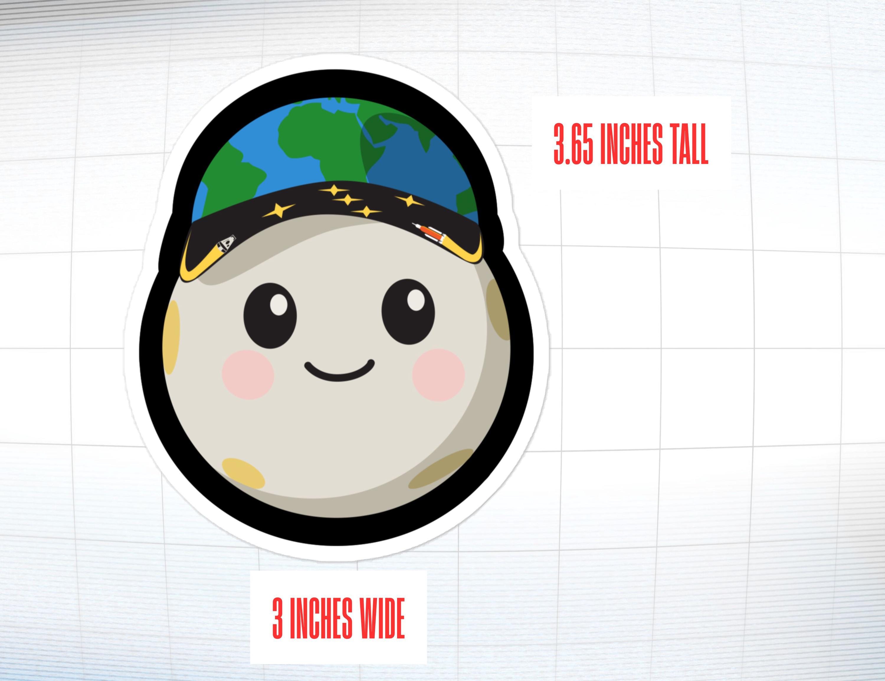Nasa Rise Sticker Rise Artemis II NASA Mascot Sticker (die-cut Vinyl) Zero-g Indicator - Etsy