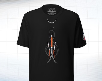 Camiseta del lanzamiento del SLS Artemis II de la NASA: Camiseta de la misión espacial a la Luna