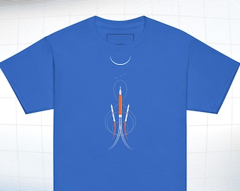 Camiseta juvenil de lanzamiento de Artemis II de la NASA: Camiseta de misión lunar del SLS espacial
