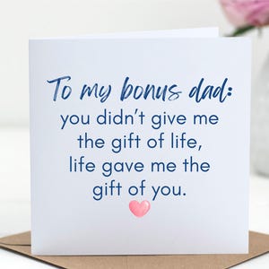 Carte personnalisée pour la fête des pères, papa, cadeau imprimable pour la fête des pères, beau-père, beau-fils
