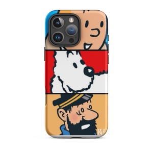 Funda de Tin Tin y Milou para iPhone 11, 12, 13, 15 y 16