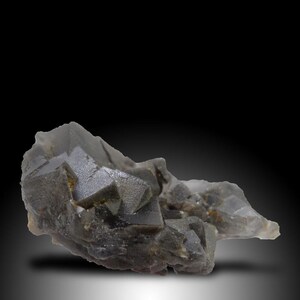 Purple Flourite Cubic Crystals Mineral Specimen 425 CT From Skardu Pakistan