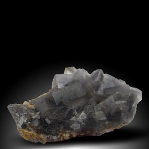 Purple Fluorite Cubic Crystals Mineral Specimen  595 CT From Skardu Pakista