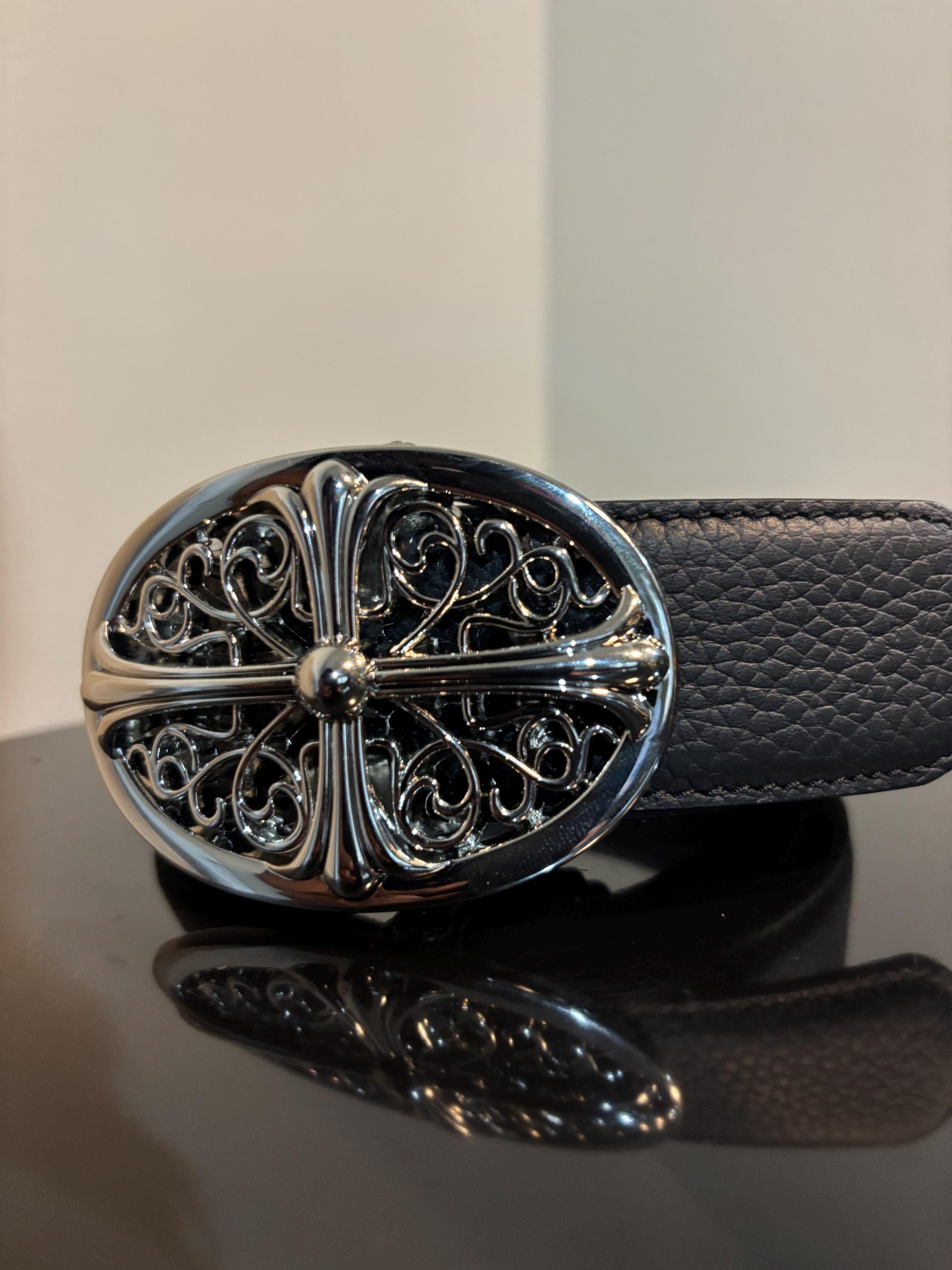 小物 CHROME HEARTS BELT LOOP Chrome Hearts Cross Leather Belt Loop Keyring - SRM – SHENGLI ROAD