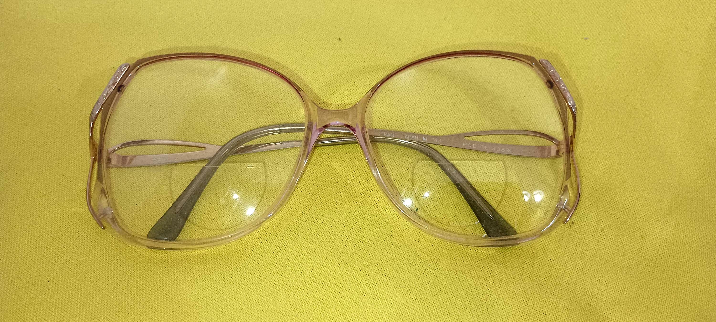 Vintage Tura Yellow Green Sunglasses Frames Only Horn Rimmed 49-23 Vintage TURA Cat Eye Glasses: 1950s-60s Aluminum Eyewear - Etsy main image 4