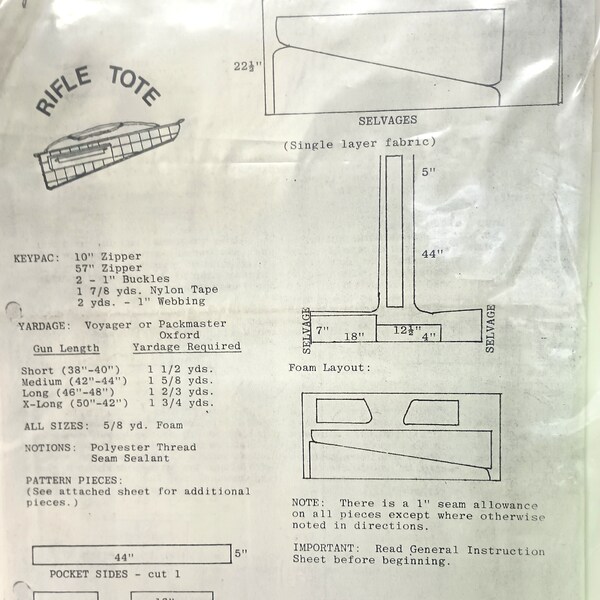 Rifle Case Pattern Etsy