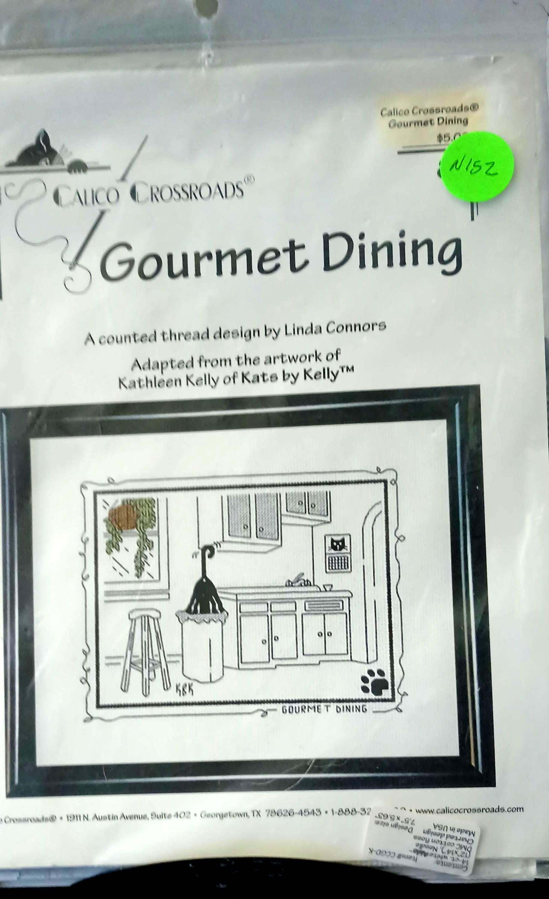 Calico Crossroads Gourmet Dining Counted Cross Stitch Thread