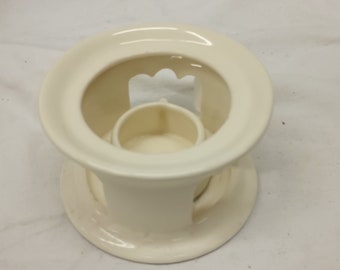 Camark Pottery Vintage Warmer Candle Base Tea, Butter, Aroma #E1741