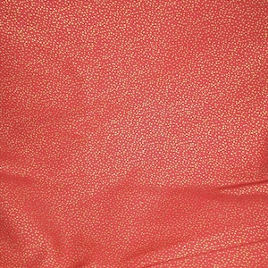Cotton Print Fabric, Metallic Gold on Red Pin Dot, Christmas Haberdashery, Northcott 2 Yd, Quilt, Sew, Craft, Build a Stash, Yardgoods #N408