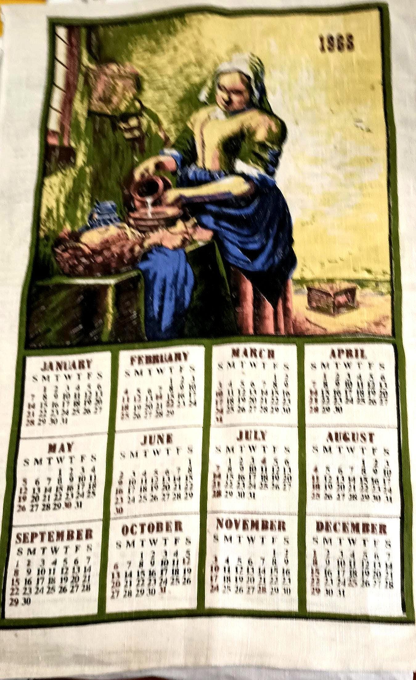1968 Vintage Calendar - Etsy