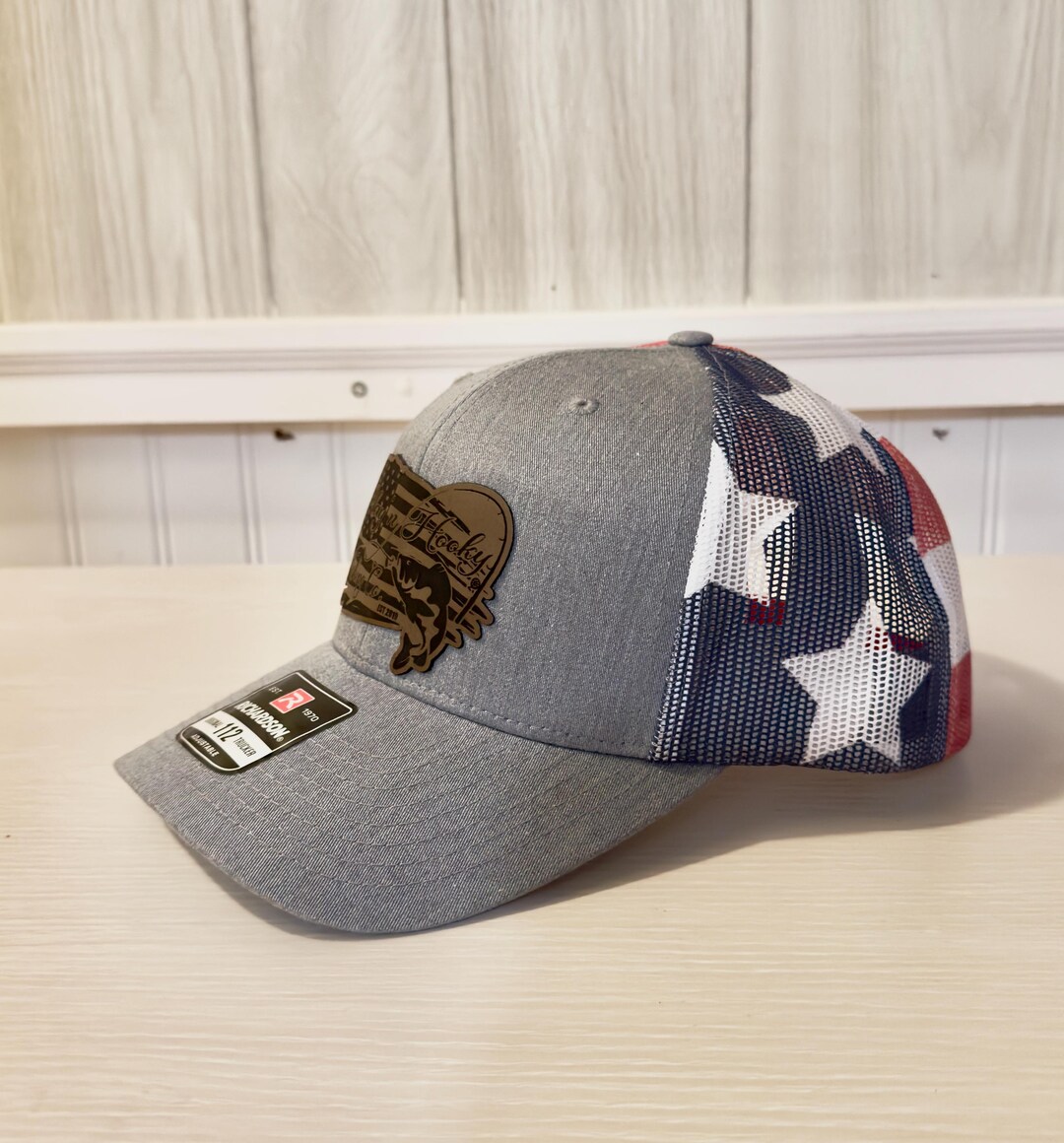 Patriotic Trucker Hat American Flag Mesh Back, With Custom Patches - Etsy