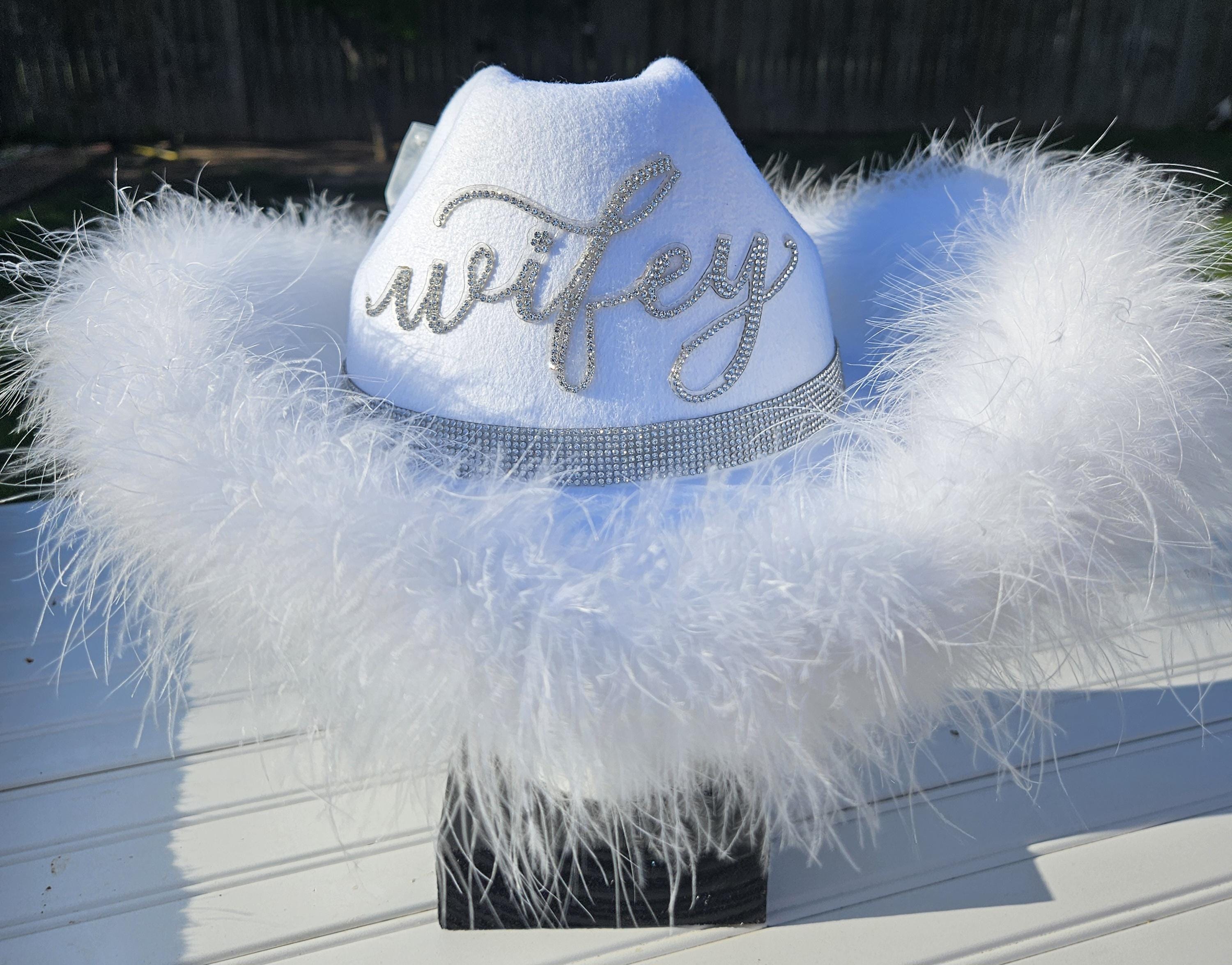 White Glitter Cowboy Hat - Etsy
