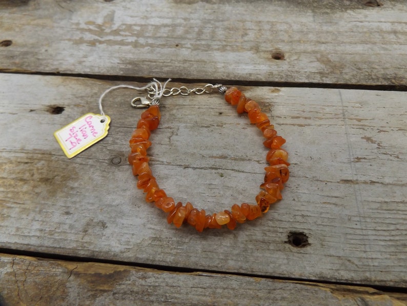 Carnelian Crystal Bracelet