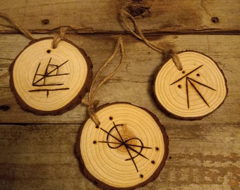 Witch Spell sigil incantations ornament