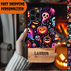 Spooky Phonecase, Halloween Ghosts Pumpkins