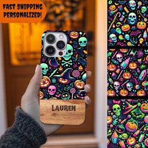 Spooky Phonecase, Halloween Ghosts Pumpkins