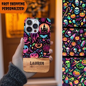 Spooky Phonecase, Halloween Ghosts Pumpkins