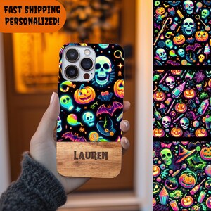 Spooky Phonecase, Halloween Ghosts Pumpkins