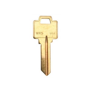 WR5 Key Blanks (50 Pack) Quality Brass/Nickel Compatible with WR5 Weiser Key Blanks (FREE Shipping)