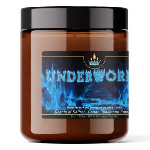 Underworld | Hades Inspired Soy Wax Candle | Disney Hercules Candle