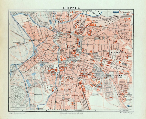 ライプツィヒ市街地図 1981年版 ライプツィヒ市街地図 1981年版 1881年 ライプツィヒ ドイツ